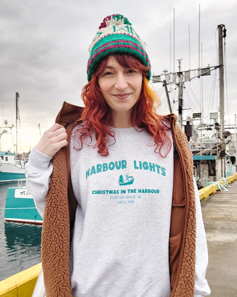 Port de Grave Harbour Lights Unisex Crewneck