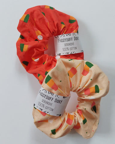 Hors D'Oeuvres ("baydervs") Scrunchie