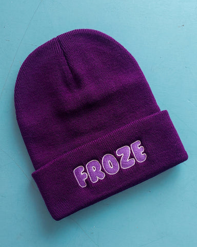 froze Purple Beanie