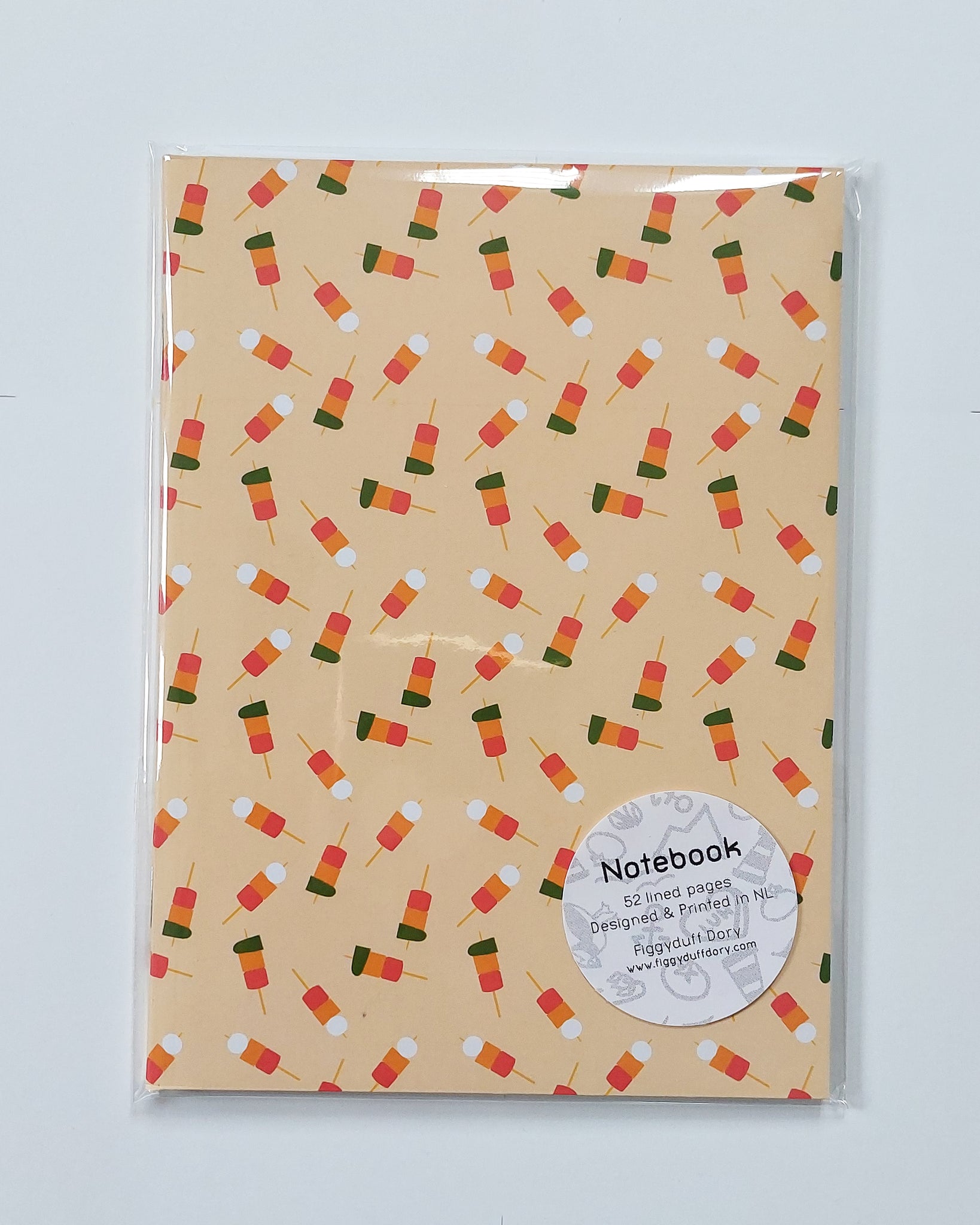 Hors D'Oeuvres "baydervs" Lined Notebook