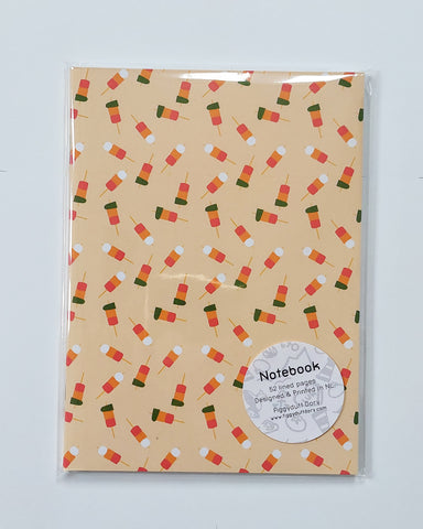 Hors D'Oeuvres "baydervs" Lined Notebook