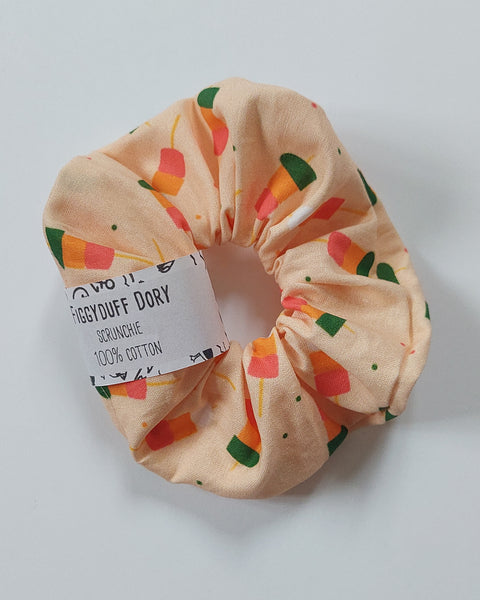 Christmas Hors D'Oeuvres ("baydervs") Scrunchie