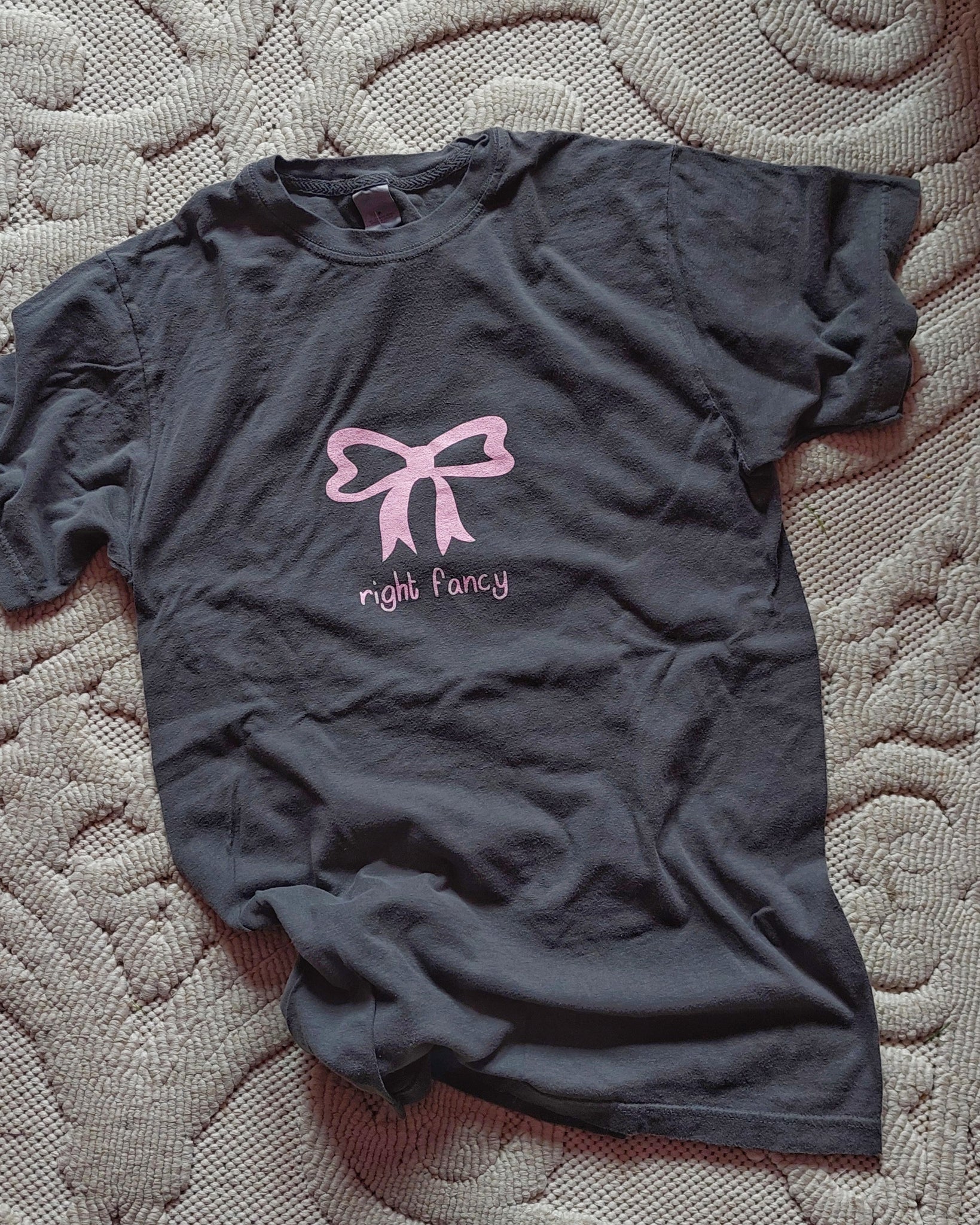Right Fancy Bow Tee