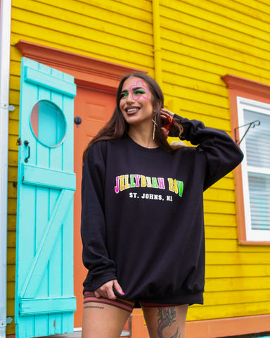 Jellybean Row Neon Unisex Crewneck