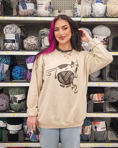 Who Knit Ya Unisex Crewneck