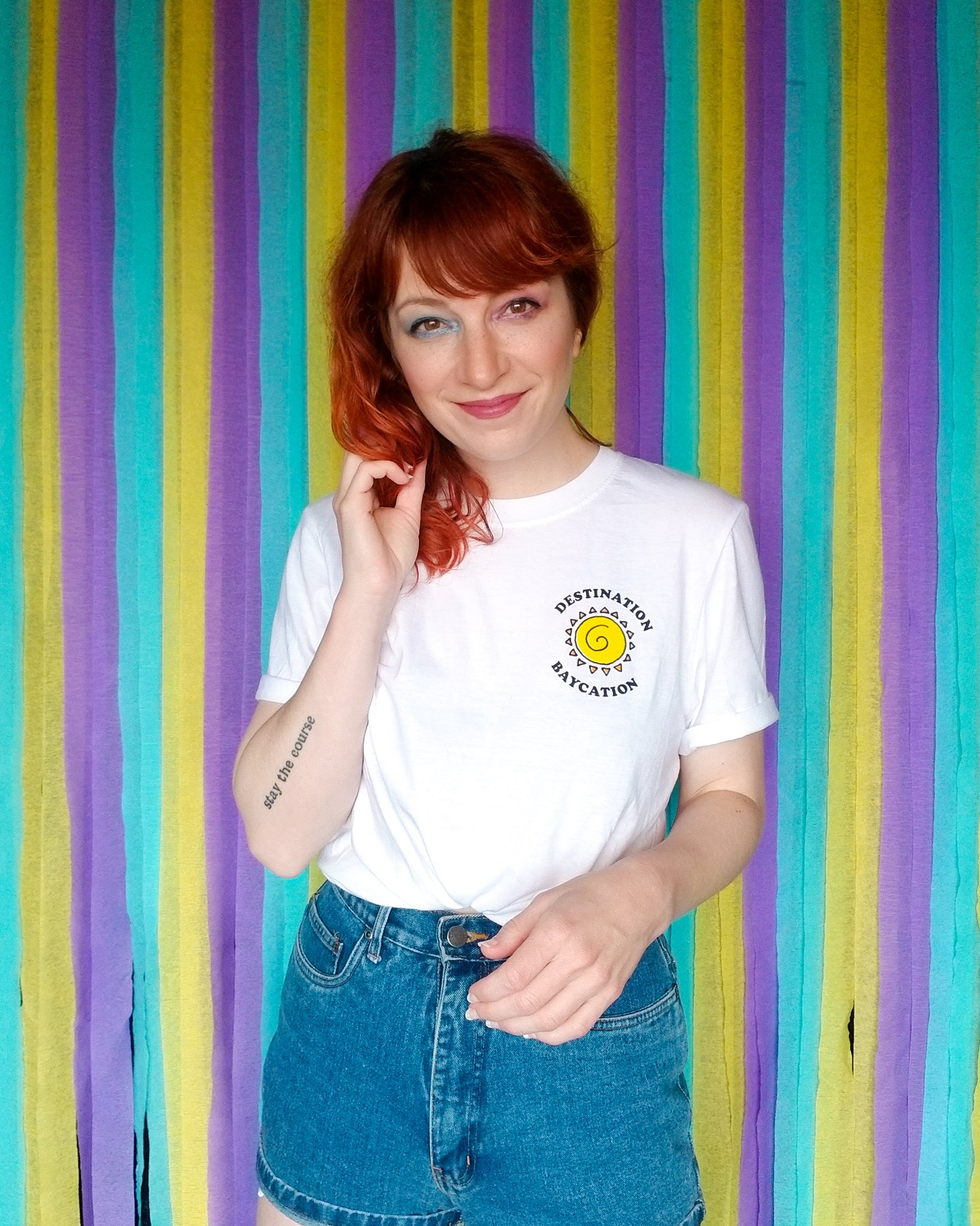 Destination Baycation Unisex Tee