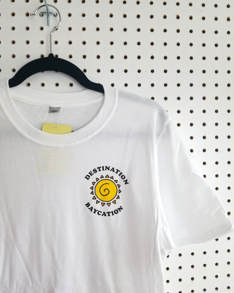 Destination Baycation Unisex Tee