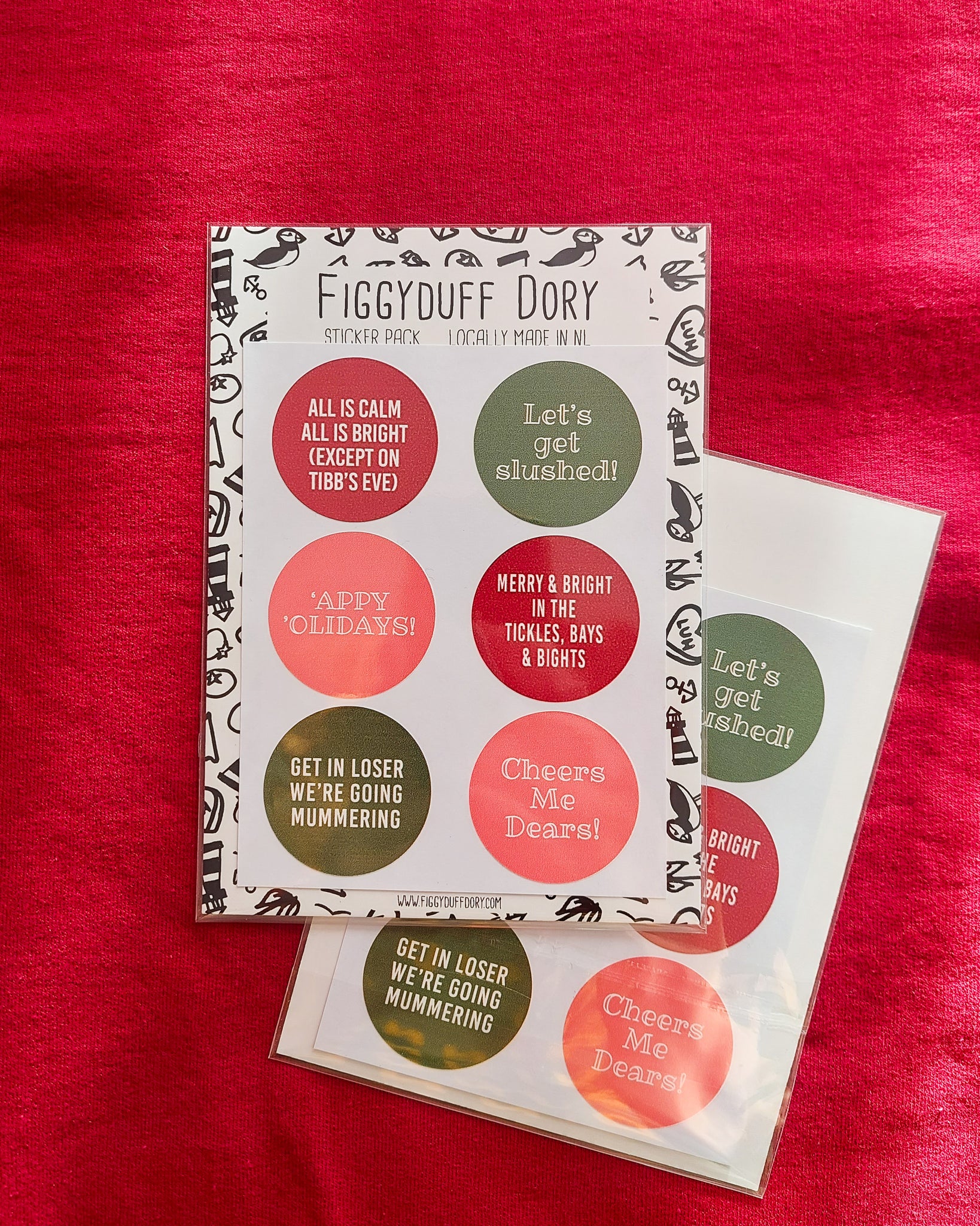 Christmas Stickers (2-pk)