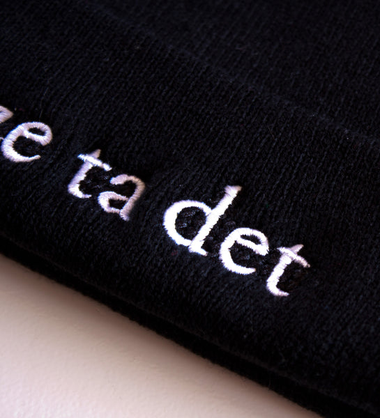 Froze Ta Det Black Beanie